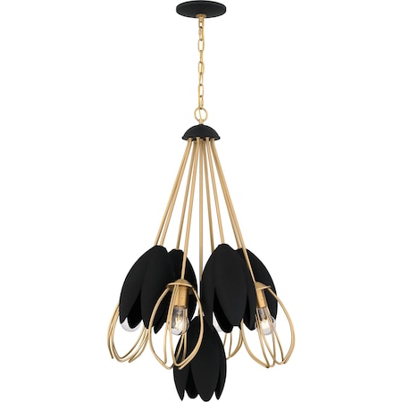 Quoizel Pendant Pendant 4 Lights Brused Weathered Brass QP6214BWS
